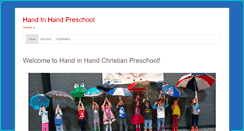 Desktop Screenshot of handinhand-preschool.com