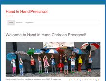 Tablet Screenshot of handinhand-preschool.com